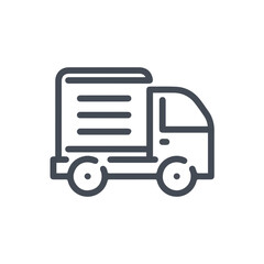 Truck icon symbol vector illustration