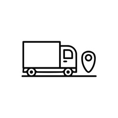 Truck icon symbol vector illustration