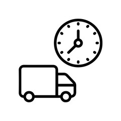 Truck icon symbol vector illustration