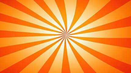 Fototapeta premium Bright orange and yellow spiral with a white center. The spiral is very wide and has a lot of detail