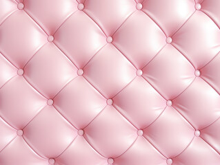 Obraz premium Seamless Light Pastel Pink Diamond Tufted Upholstery Background for Baby Shower or Nursery Decor
