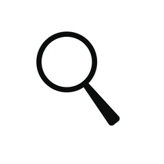 Search Icon illustration, magnifying glass symbol, search icon clip art , zoom in and zoom out symbol, Magnifying glass sign isolated.