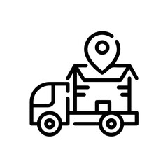 Truck icon symbol vector illustration