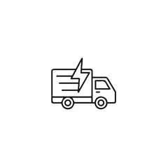 Truck icon symbol vector illustration