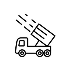 Truck icon symbol vector illustration