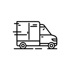 Truck icon symbol vector illustration