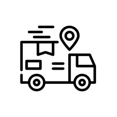 Truck icon symbol vector illustration
