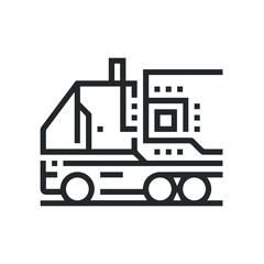 Truck icon symbol vector illustration