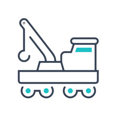 Truck icon symbol vector illustration
