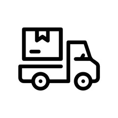 Truck icon symbol vector illustration