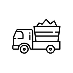 Truck icon symbol vector illustration