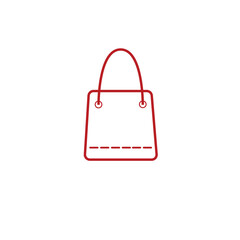 Shopping bag icon symbol. Vector shopping bag Icon. 2d shopping bag icon. discount illustration. Sale concept