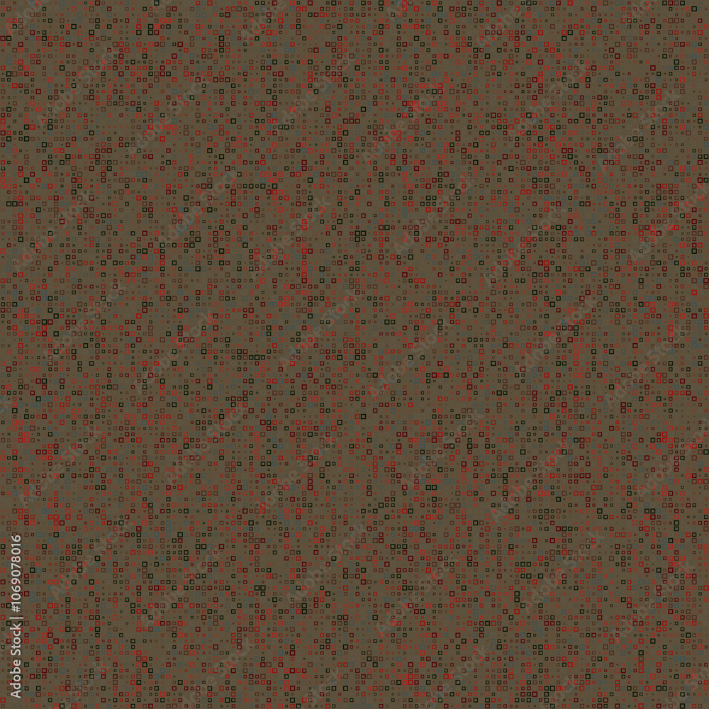 Poster geometric background. square frames in multiple colors. earthy brown tones with a matching backgroun
