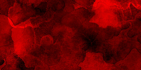 Abstract red smoke on black background, old style dark red grunge texture., Old red texture grunge background, Hand painted red watercolor paper texture, Old red texture grunge background.