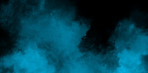 abstract cloud and vapor texture background. Black and Green smoke aquarelle smudge illustration smooth grungy smokey light pastel colors ink glow. Teal color powder explosion	
