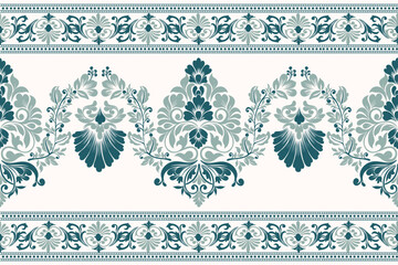 damask pattern with a classic floral design.African embroidery patterns, paisley, boho, floral ikat, ethnic floral designs, ikat sari, ikat patterns and ethnic patterns.