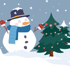 Festive Holiday Card with Joyful Christmas Message