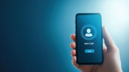 Invitation to Join Video Call on Smartphone