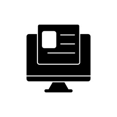 blog concept line icon. Simple element illustration. blog concept outline symbol design.