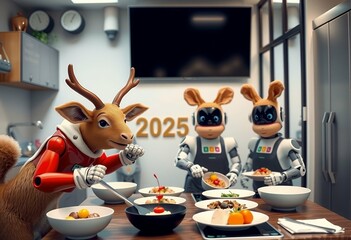 gadgets Year kitchen preparing New 2025 cooking robotic feasts advanced Animals helpers