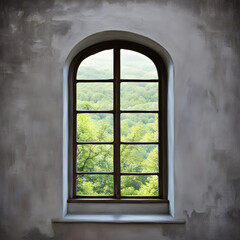 Fototapeta premium window in the old wall