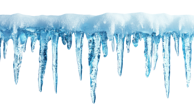 PNG Grey blue winter icicles ice.