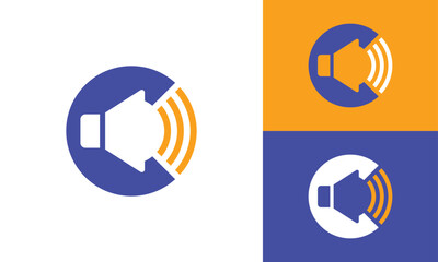 letter C audio loudspeaker logo design inspiration