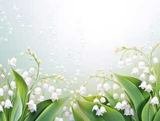 Lily of the Valley Floral Illustration