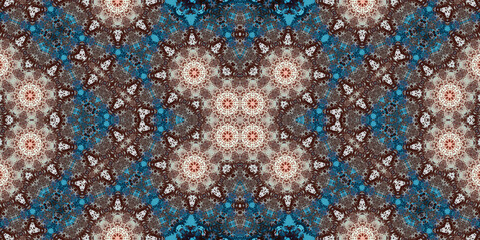 Seamless abstract pattern. The texture of the pattern is symmetrical. Endless pattern