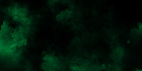 abstract Green Fog or smoke color isolated background , Black blue green gray painted concrete texture or background with shadow and grain elements, portrait backdrop dark green texture.