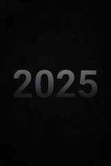 Obraz premium New Year 2025 Festive Background 