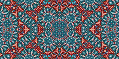 Seamless abstract pattern. The texture of the pattern is symmetrical. Endless pattern