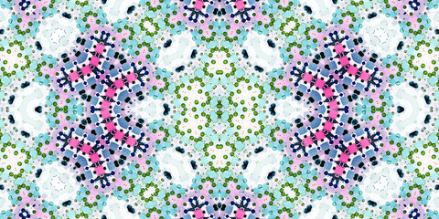 Obraz premium Seamless abstract pattern. The texture of the pattern is symmetrical. Endless pattern
