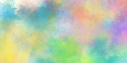 abstract Colorful watercolor background, ideas graphic design for web or banner eastern estival of Holi colors festival,  allowing for precise control and layering of colors.