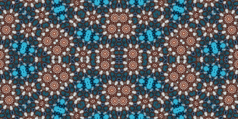Seamless abstract pattern. The texture of the pattern is symmetrical. Endless pattern