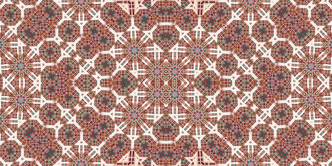 Seamless abstract pattern. The texture of the pattern is symmetrical. Endless pattern