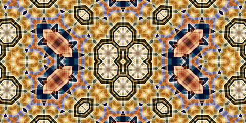 Seamless abstract pattern. The texture of the pattern is symmetrical. Endless pattern