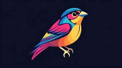 Colorful Bird Illustration