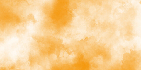 Small orange or pink watercolor stain on a transparent background, Grunge watercolour illustration, abstract brush color orange watercolor background on paper.