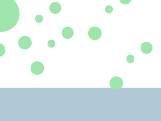 緑色のドットのある背景