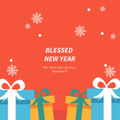 Colorful Abstract Design with Christmas Text Message. Perfect for conveying happiness, positivity, and celebration in designs and creative projects