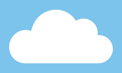 Fototapeta premium Cloud illustration in the sky with cloud icon illustration and white cloud illustration in blue sky floating cloudy sky vector eps snow white clouds flying. blue sky with white cloud shows the rainy