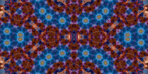 Seamless abstract pattern. The texture of the pattern is symmetrical. Endless pattern