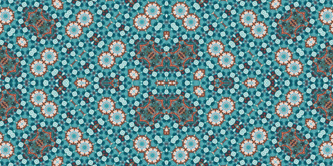 Seamless abstract pattern. The texture of the pattern is symmetrical. Endless pattern