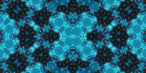 Seamless abstract pattern. The texture of the pattern is symmetrical. Endless pattern