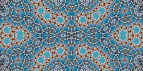 Seamless abstract pattern. The texture of the pattern is symmetrical. Endless pattern