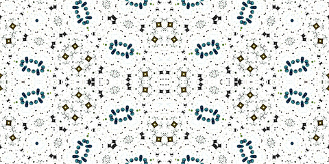 Seamless abstract pattern. The texture of the pattern is symmetrical. Endless pattern