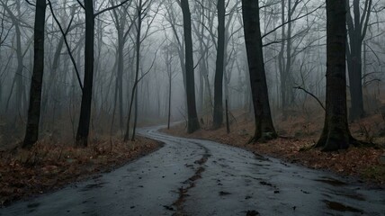 Obraz premium Autumn Landscape: Tranquility and Beauty of Nature