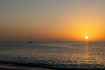 p&ocirc;r do sol, natureza