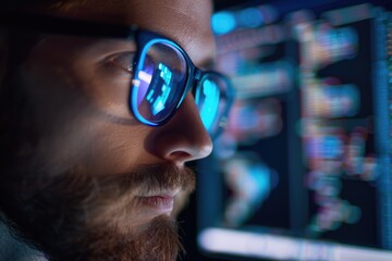 Focused software engineer working with big data and AI technology.